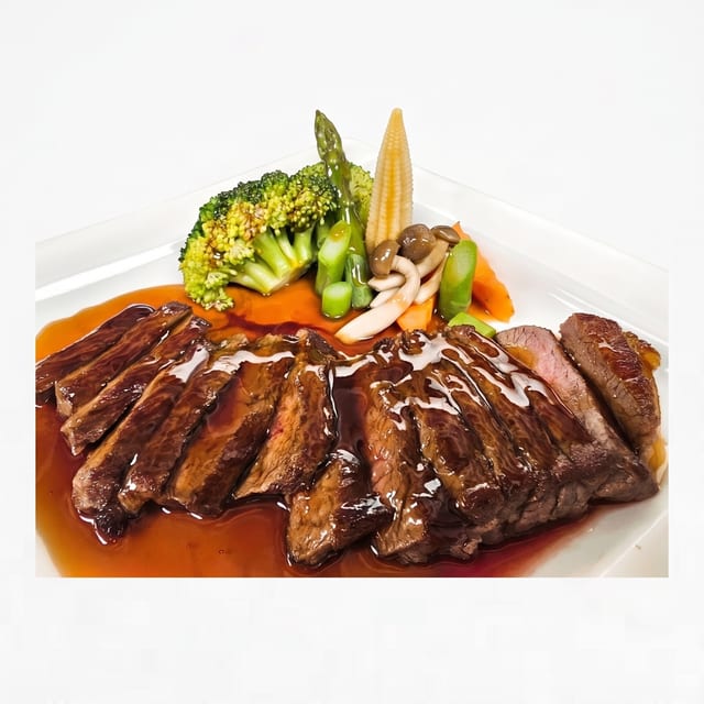 Beef Teriyaki (D).
