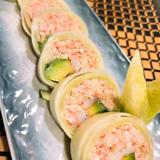 Spicy Krab Naruto Roll.