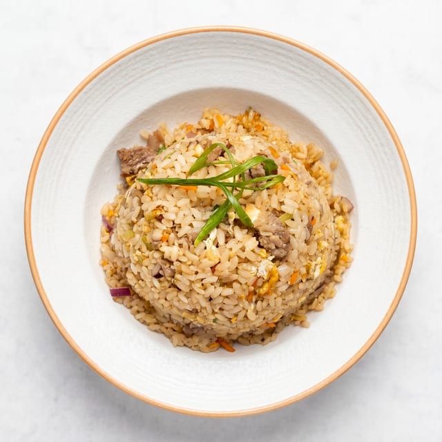 Fried Rice with Beef.