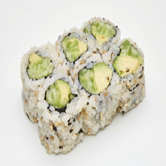 Avocado & Cucumber Roll.