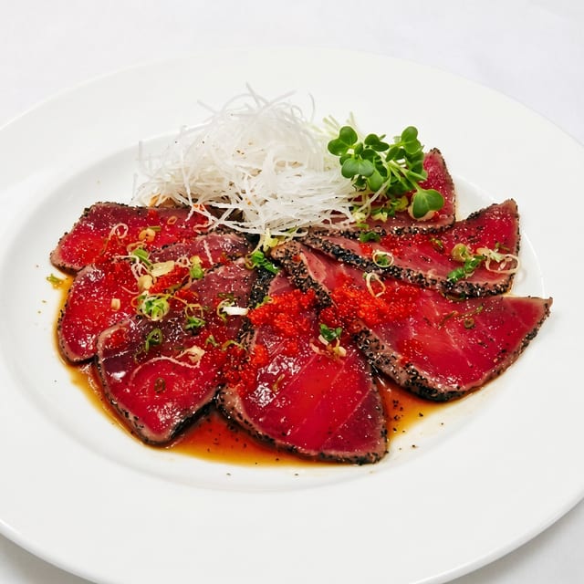 Pepper Tuna Tataki.