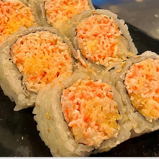Spicy Crunch Krab Roll.