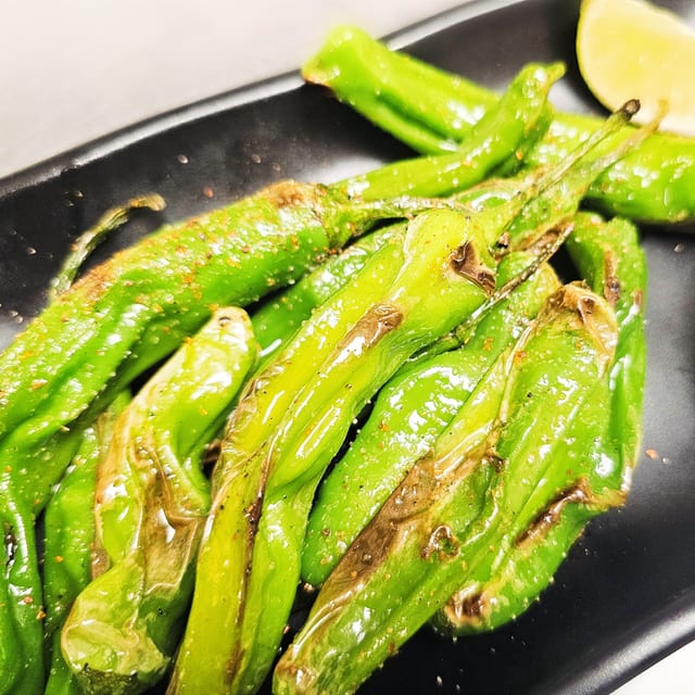 Sauteed Shishito Pepper.
