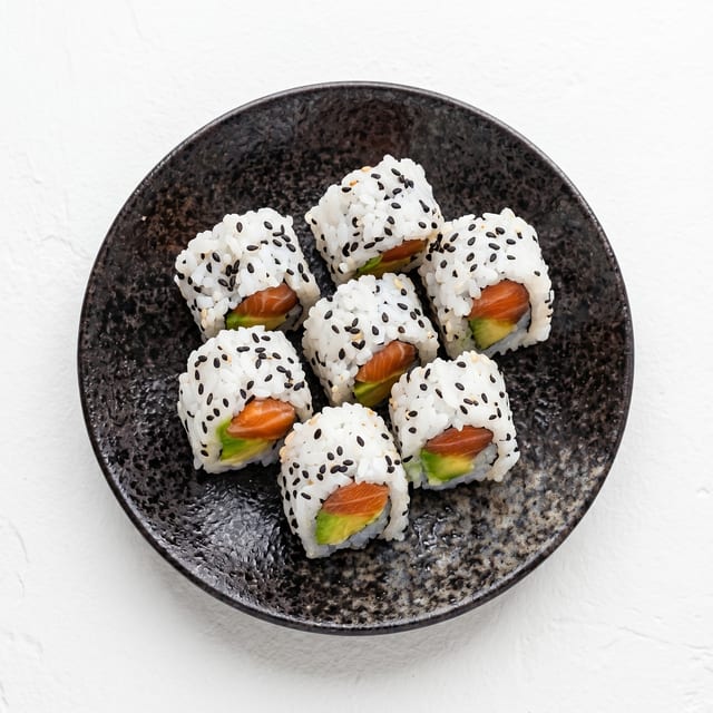 Salmon Avocado Roll.