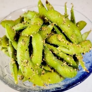 Wasabi Garlic Edamame