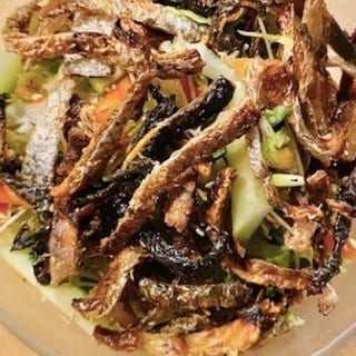 Salmon Skin Salad