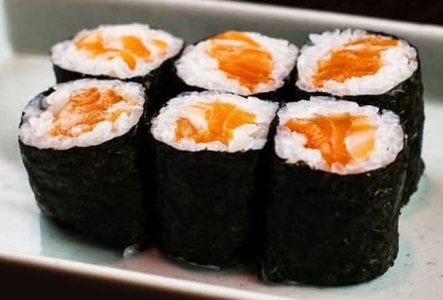 Salmon Tempura Roll.