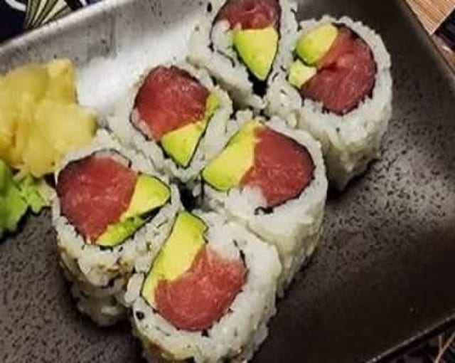 White Tuna Avocado Roll.